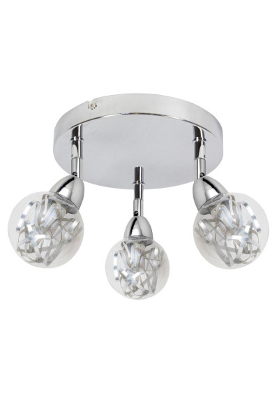 Bolo ceiling light 18 W LED 3000 K chromee 40 cm