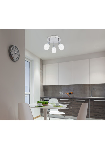 Rico ceiling light 6 W LED 3000 K chromee 34 cm - product image 1