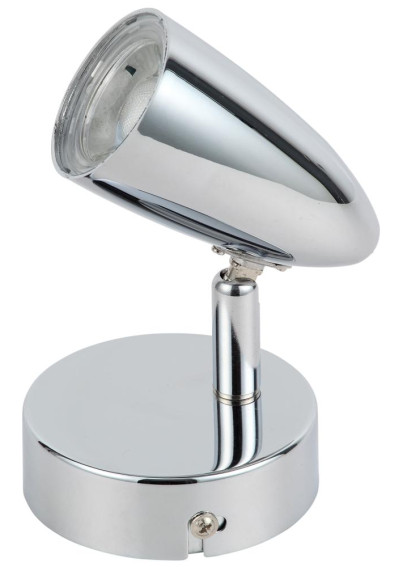 Lampa ścienna Liberty 4 W LED 3000 K chromowy 8 cm