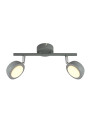 Mild ceiling light 6 W LED 3000 K grey 35 cm