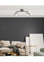 Mild ceiling light 6 W LED 3000 K grey 35 cm - product image 1