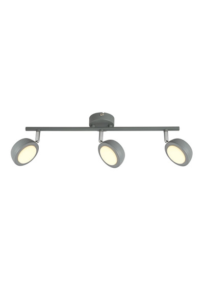 Mild ceiling light 6 W LED 3000 K grey 54 cm