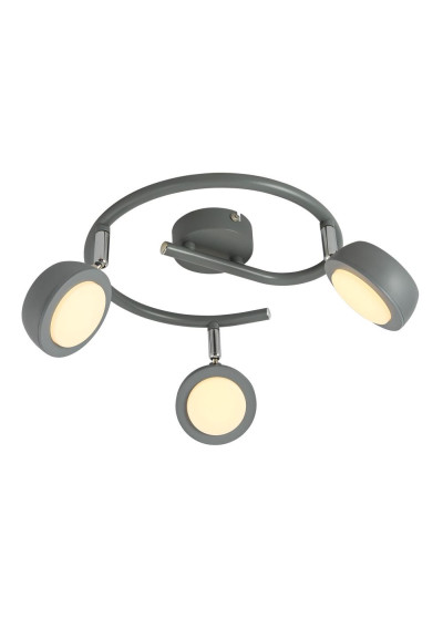 Lampa sufitowa Mild 6 W LED 3000 K szary 40 cm