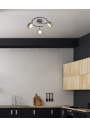 Lampa sufitowa Mild 6 W LED 3000 K szary 40 cm - zdjęcie produktu 1
