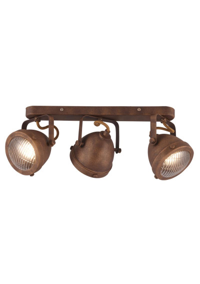 Frodo ceiling light 3xGU10 rdzawy 43,5 cm