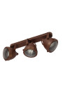 Lampa sufitowa Frodo 3xGU10 rdzawy 43,5 cm - zdjęcie produktu 1