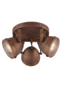 Lampa sufitowa Frodo 3xGU10 rdzawy 34 cm