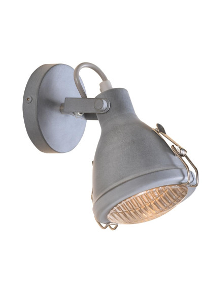 Lampa ścienna Crodo 1xE14 szary 17 cm