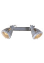 Lampa sufitowa Crodo 2xE14 szary 45 cm