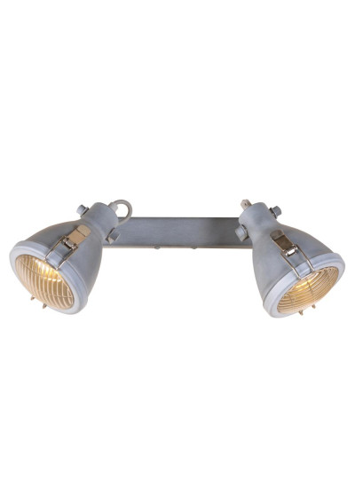 Lampa sufitowa Crodo 2xE14 szary 45 cm