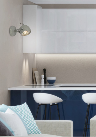 Lampa ścienna Pent 1xGU10 szary 19 cm - zdjęcie produktu 1