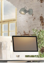 Lampa ścienna Pent 1xGU10 szary 19 cm - zdjęcie produktu 2