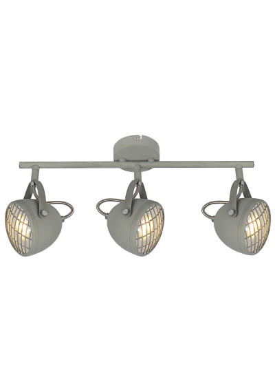 Lampa sufitowa Pent 3xGU10 szary 45 cm