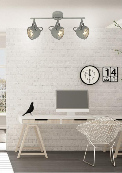 Lampa sufitowa Pent 3xGU10 szary 45 cm - zdjęcie produktu 2