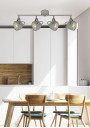 Pent ceiling light 4xGU10 grey 60 cm - product image 1