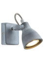 Lampa ścienna Ash 1xGU10 szary mat 16 cm