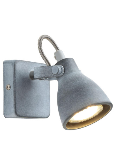 Lampa ścienna Ash 1xGU10 szary mat 16 cm