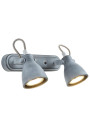 Ash ceiling light 2xGU10 grey mat 31 cm