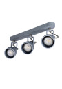 Ash ceiling light 3xGU10 grey mat 46 cm - product image 3