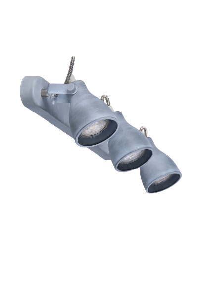 Lampa sufitowa Ash 3xGU10 szary mat 46 cm - zdjęcie produktu 7