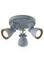 Lampa sufitowa Ash 3xGU10 szary mat 30 cm