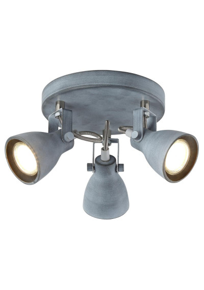 Lampa sufitowa Ash 3xGU10 szary mat 30 cm