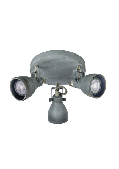 Ash ceiling light 3xGU10 grey mat 30 cm - product image 2