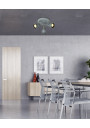 Ash ceiling light 3xGU10 grey mat 30 cm - product image 3