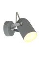 Lampa ścienna Gray 1xE14 szary 17 cm