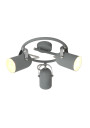 Lampa sufitowa Gray 3xE14 szary 42 cm