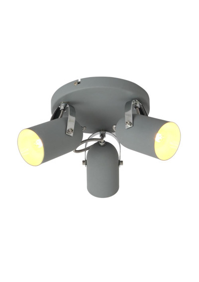 Lampa sufitowa Gray 3xE14 szary 32 cm