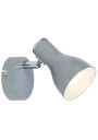 Lampa ścienna Julie 1xE14 szary 14 cm