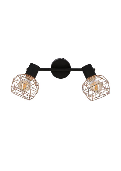 Acrobat ceiling light 2xE14 black / gold 40 cm