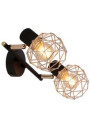 Lampa sufitowa Acrobat 2xE14 czarny + złoty 40 cm - zdjęcie produktu 1