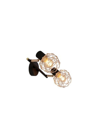 Lampa sufitowa Acrobat 2xE14 czarny + złoty 40 cm - zdjęcie produktu 1