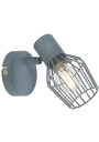 Lampa ścienna Viking 1xE14 szary 14 cm