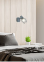 Lampa ścienna Viking 1xE14 szary 14 cm - zdjęcie produktu 1