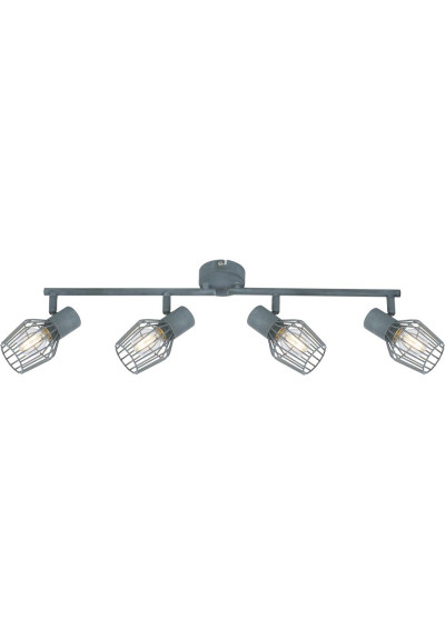 Lampa sufitowa Viking 4xE14 szary 87 cm
