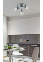 Lampa sufitowa Viking 3xE14 szary 43 cm - zdjęcie produktu 1