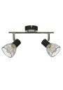 Lampa sufitowa Modo 2xE14 czarny + chromowy 39 cm