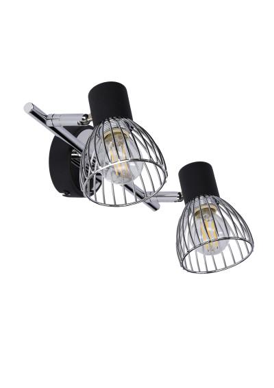 Modo ceiling light 2xE14 black / chromee 39 cm - product image 1