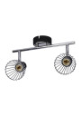 Modo ceiling light 2xE14 black / chromee 39 cm - product image 3