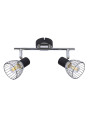 Lampa sufitowa Modo 2xE14 czarny + chromowy 39 cm - zdjęcie produktu 5