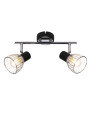 Lampa sufitowa Modo 2xE14 czarny + chromowy 39 cm - zdjęcie produktu 7