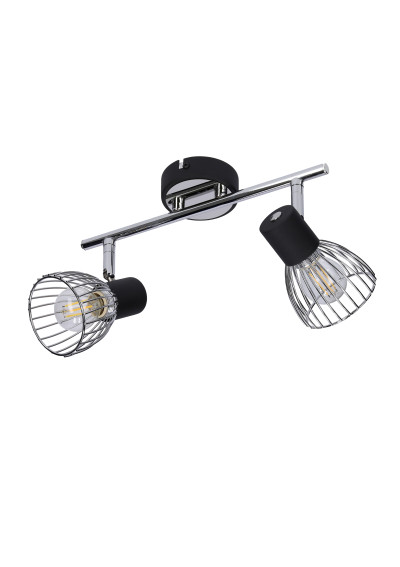 Modo ceiling light 2xE14 black / chromee 39 cm - product image 8