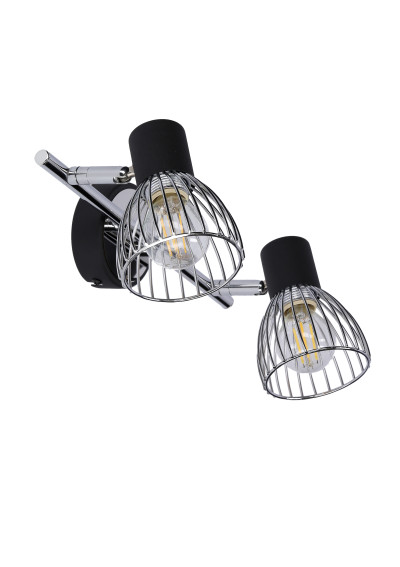 Lampa sufitowa Modo 2xE14 czarny + chromowy 39 cm - zdjęcie produktu 10