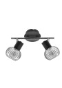 Lampa sufitowa Oslo 2xE14 czarny + chromowy 26 cm - zdjęcie produktu 5