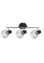 Lampa sufitowa Oslo 3xE14 czarny + chromowy 48 cm