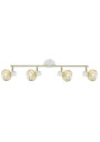Lampa sufitowa Oslo 4xE14 biało złoty 60 cm