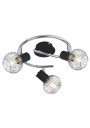 Lampa sufitowa Oslo 3xE14 czarny + chromowy 42 cm